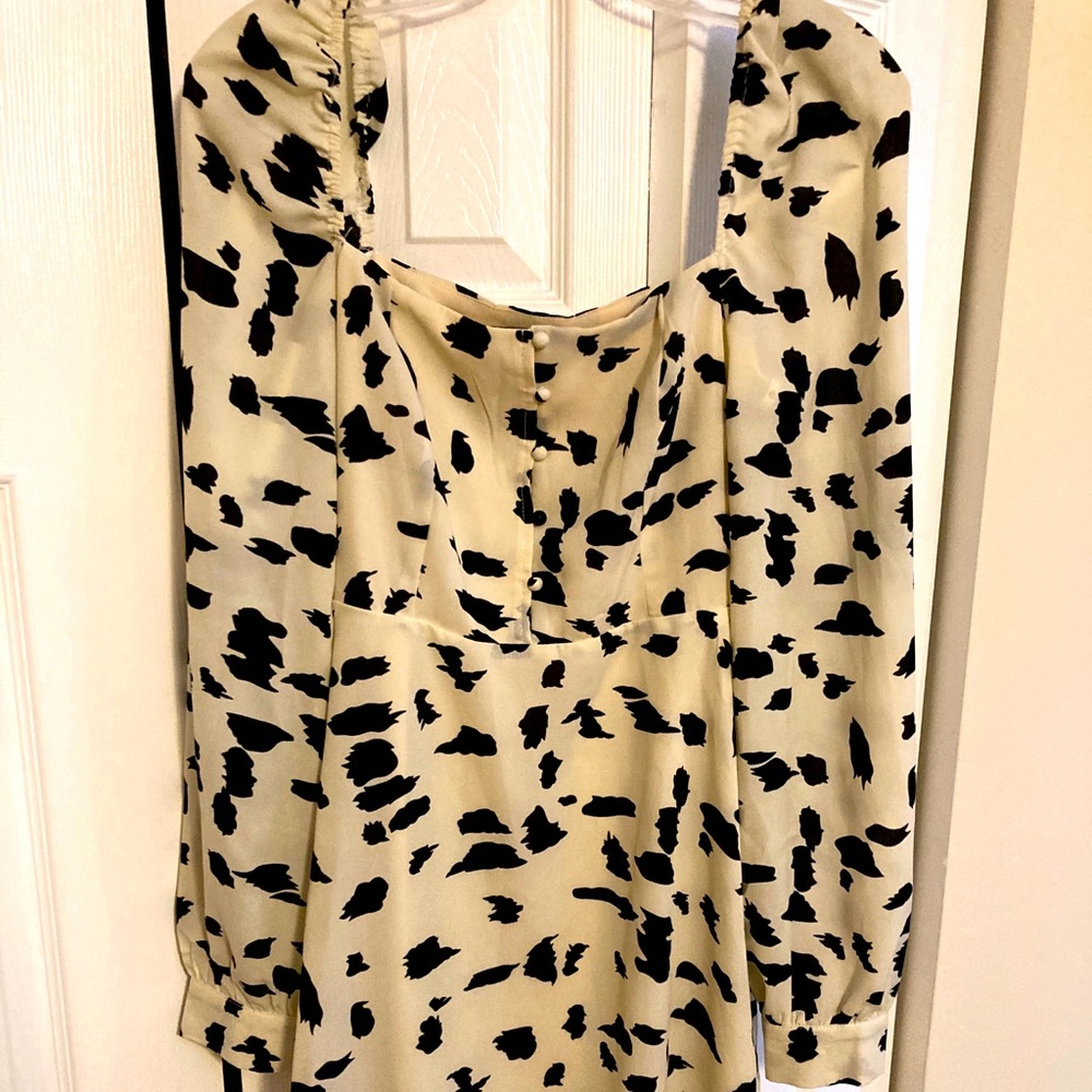 Missguided Dalmatian print dress